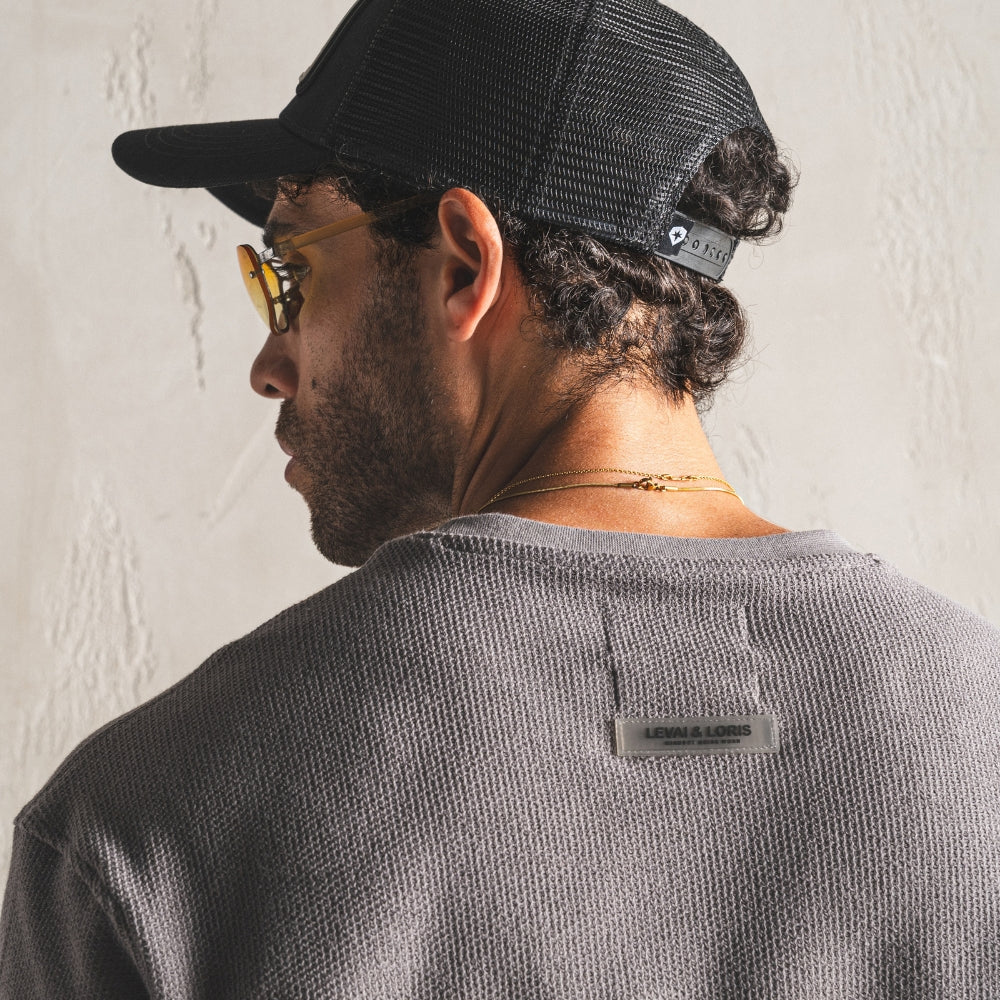 Grey Signature Jacquard T-Shirt