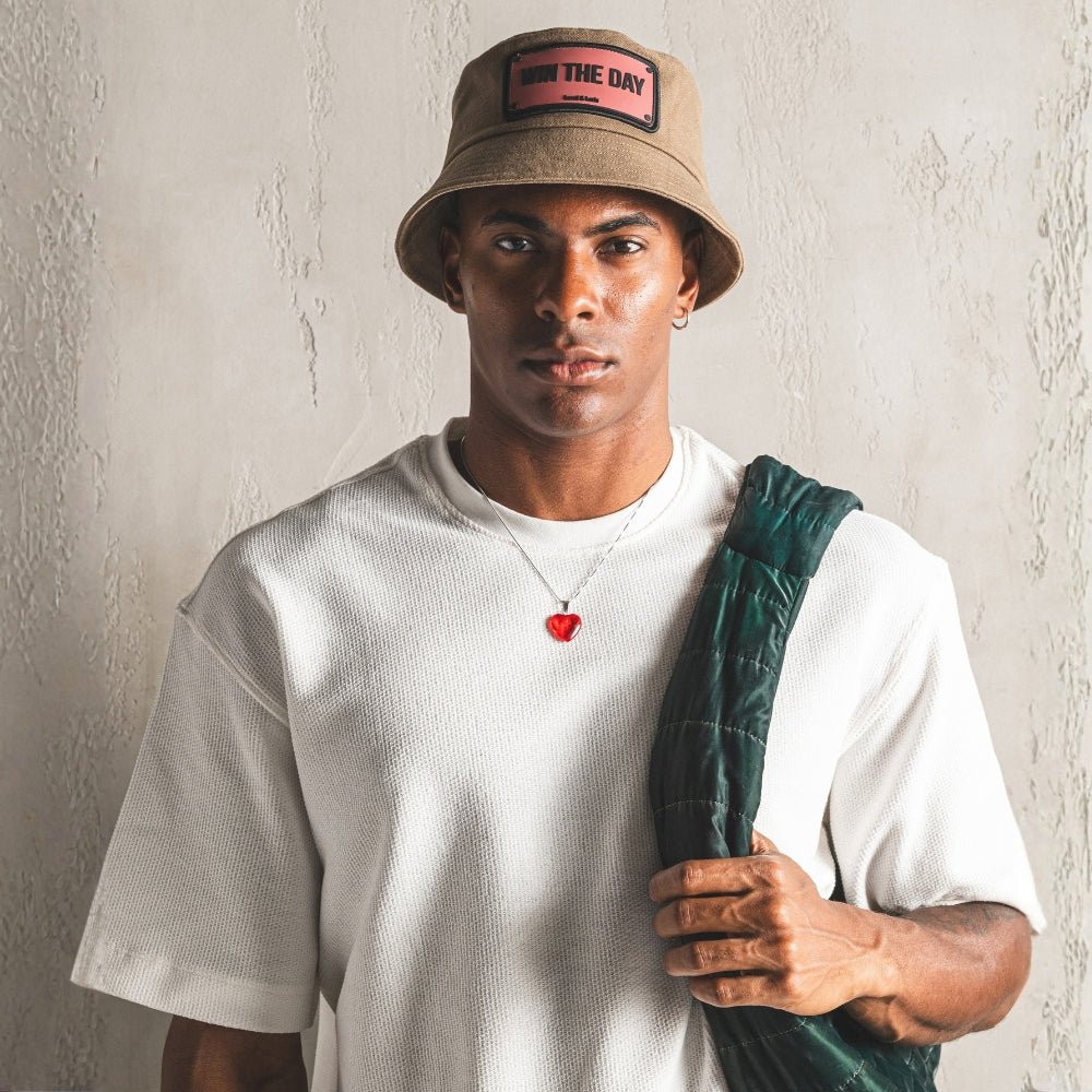White Signature Jacquard T-Shirt