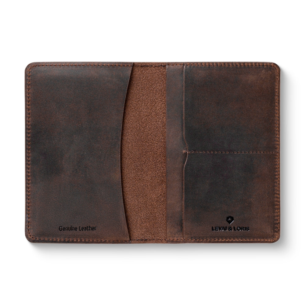 Chancellor Passport Wallet - Dark Brown