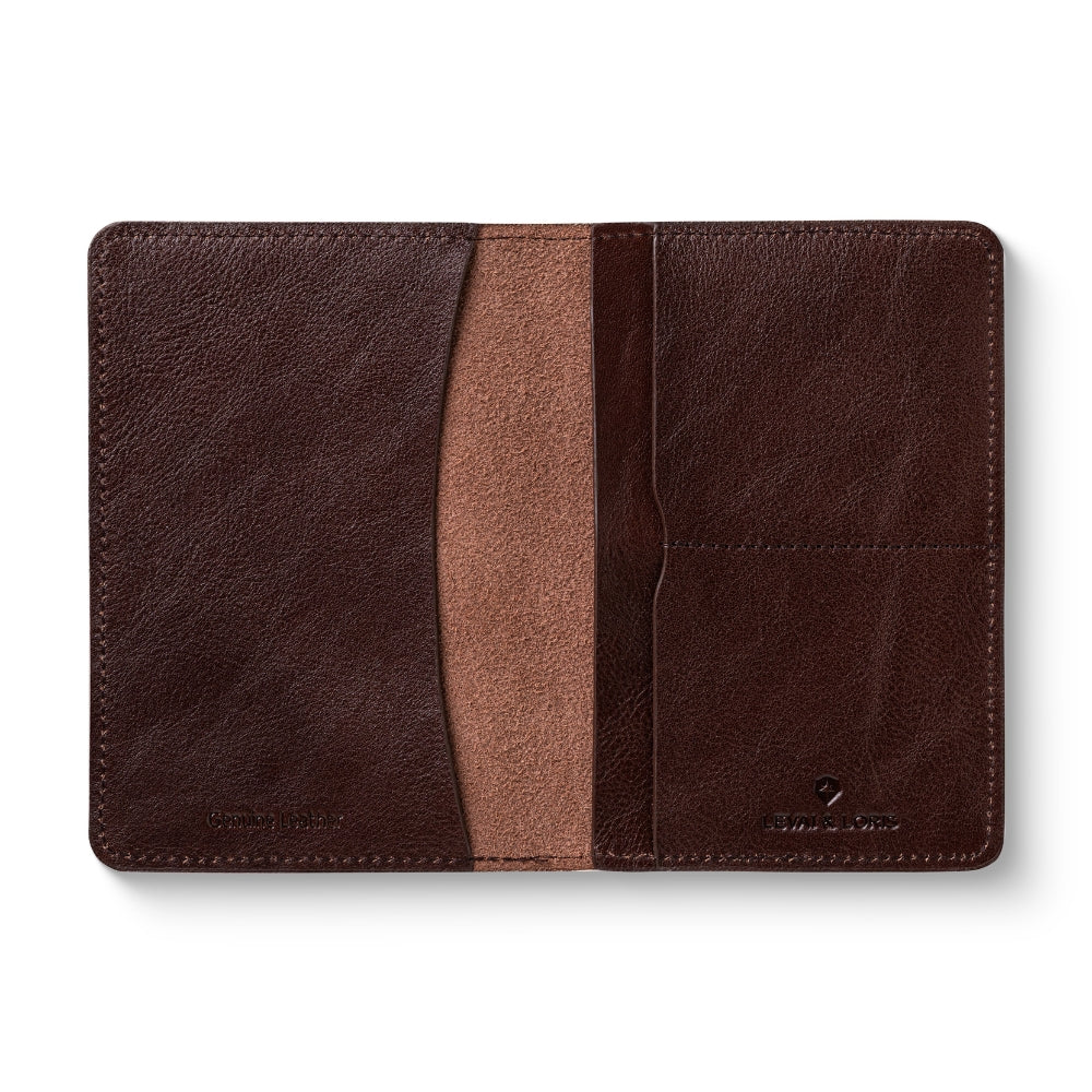 Marquess Passport wallet - Dark Brown