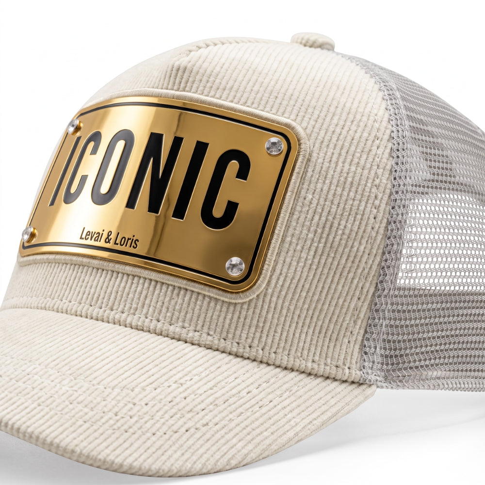Iconic Unisex trucker Cap ( Gold Platted Edition )