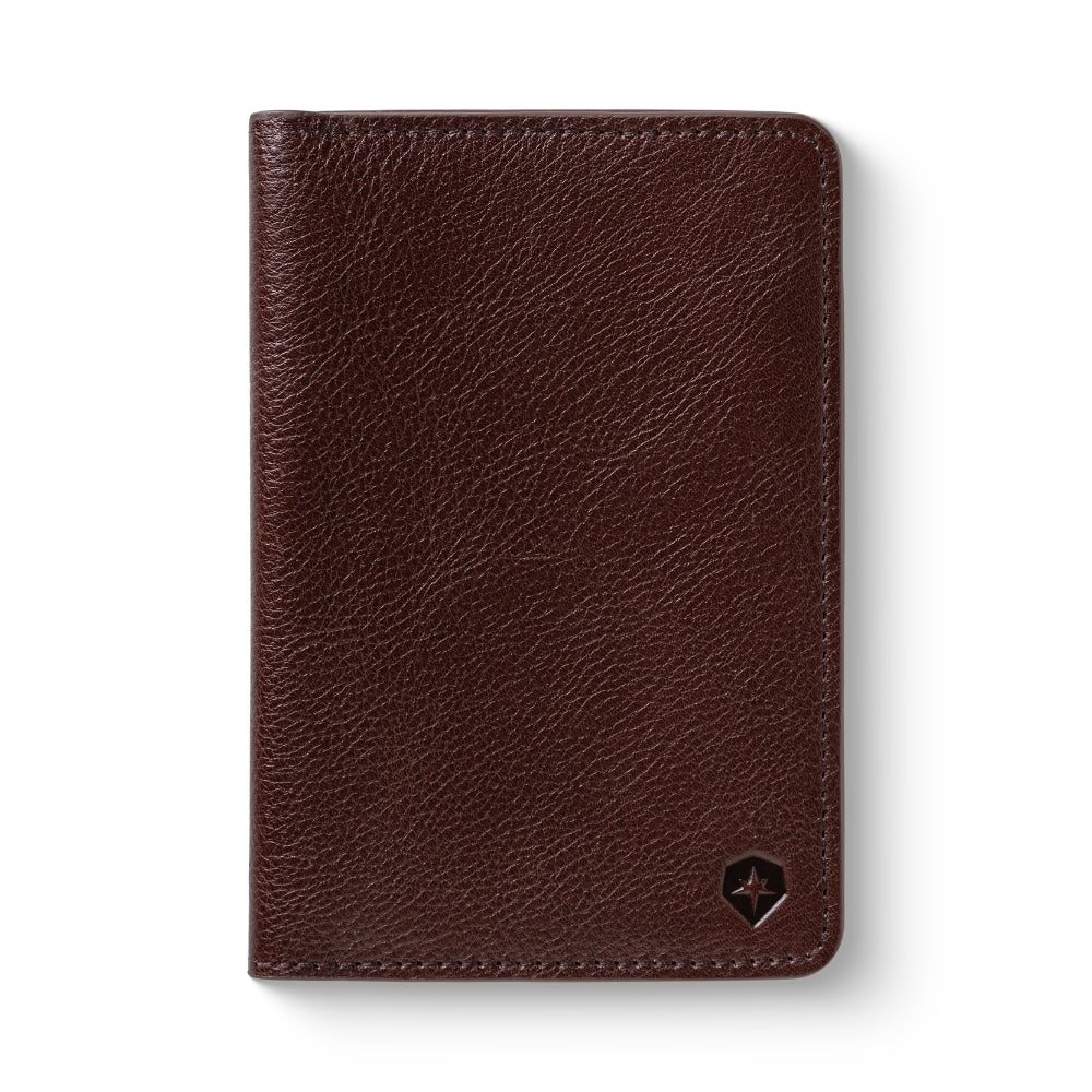 Marquess Passport wallet - Dark Brown