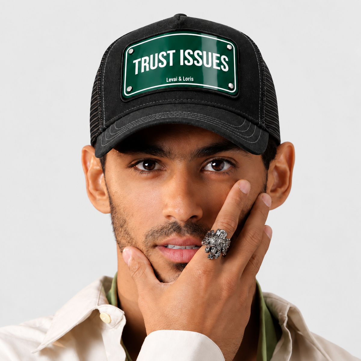 Trust Issues Trucker cap - Metal