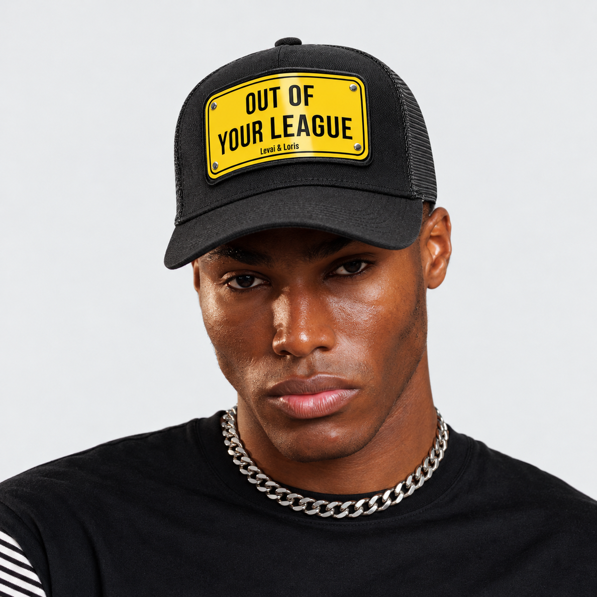 Out of Your League Trucker cap - Metal