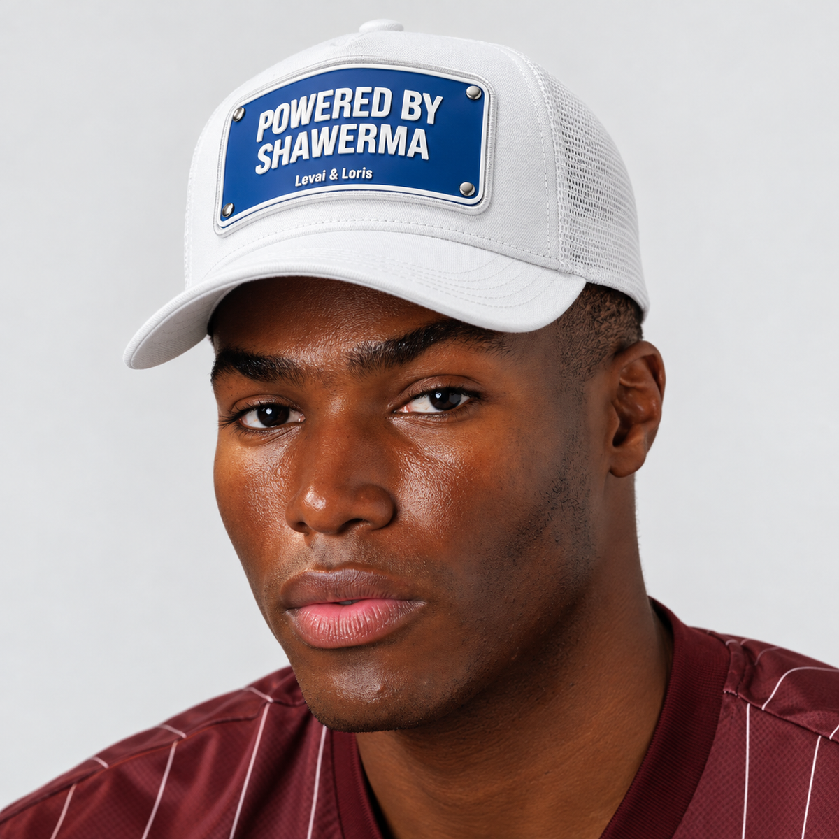 Powered By Shawerma Trucker Cap