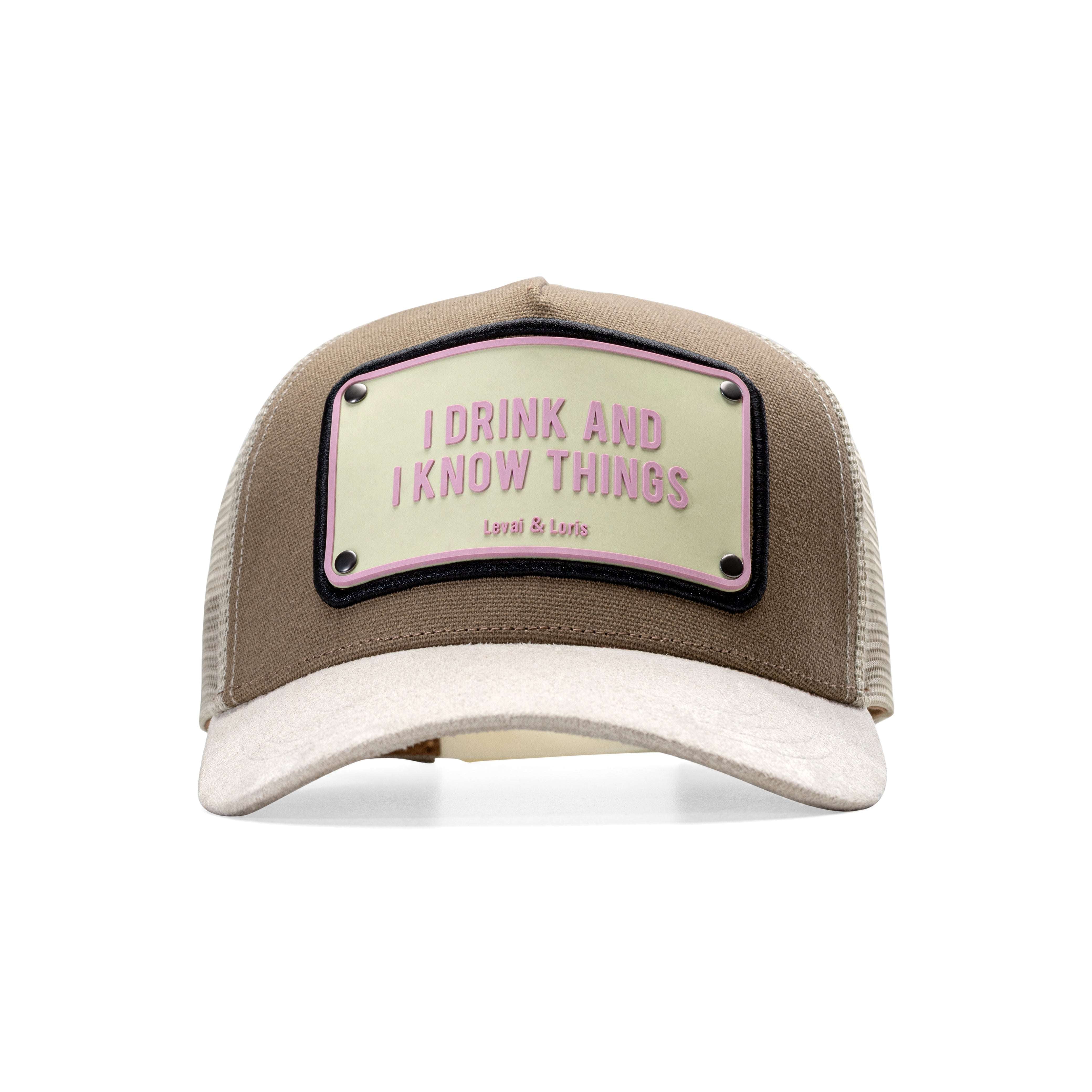 I Drink and I Know Things Unisex Trucker Cap