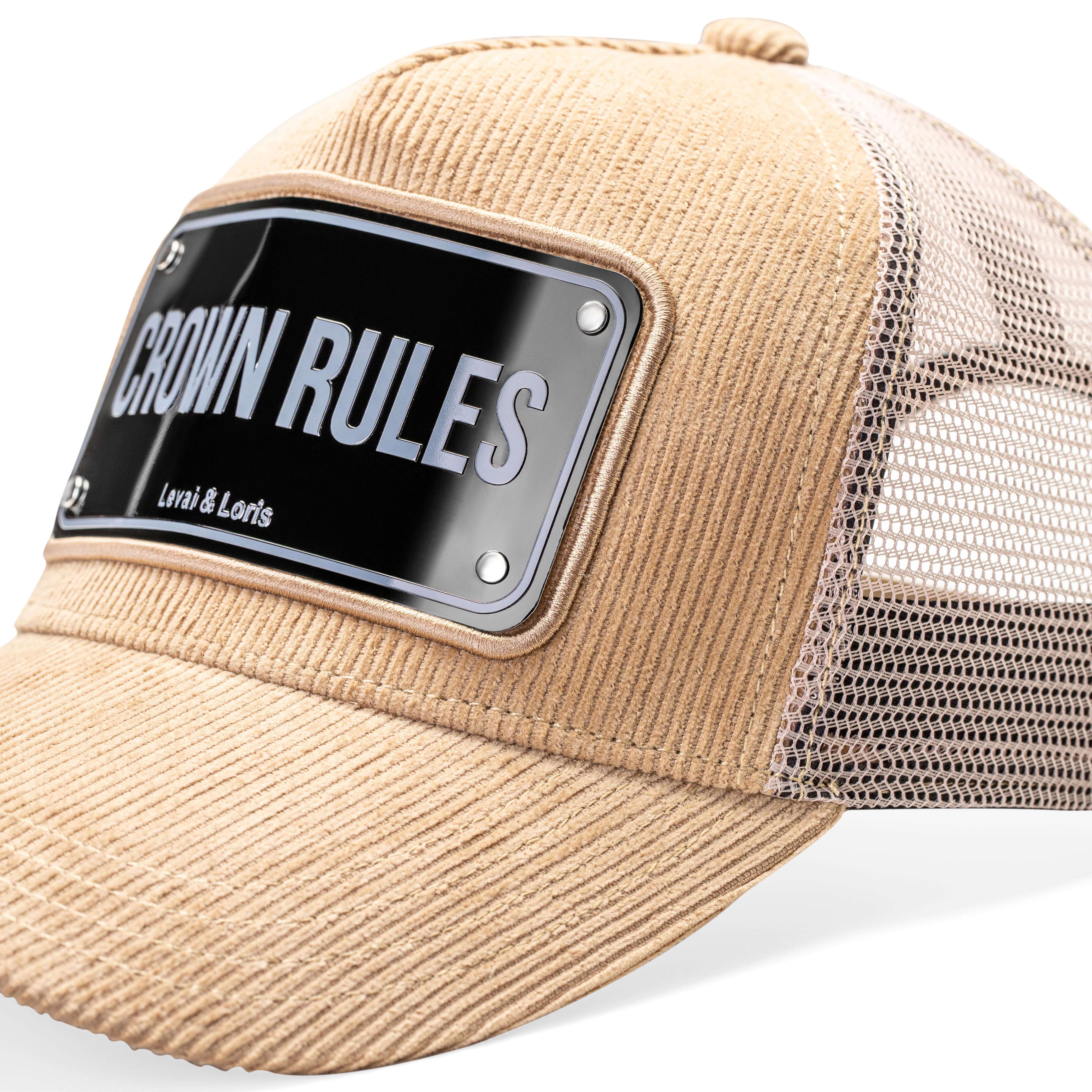 crown rules biege - Unisex trucker Cap