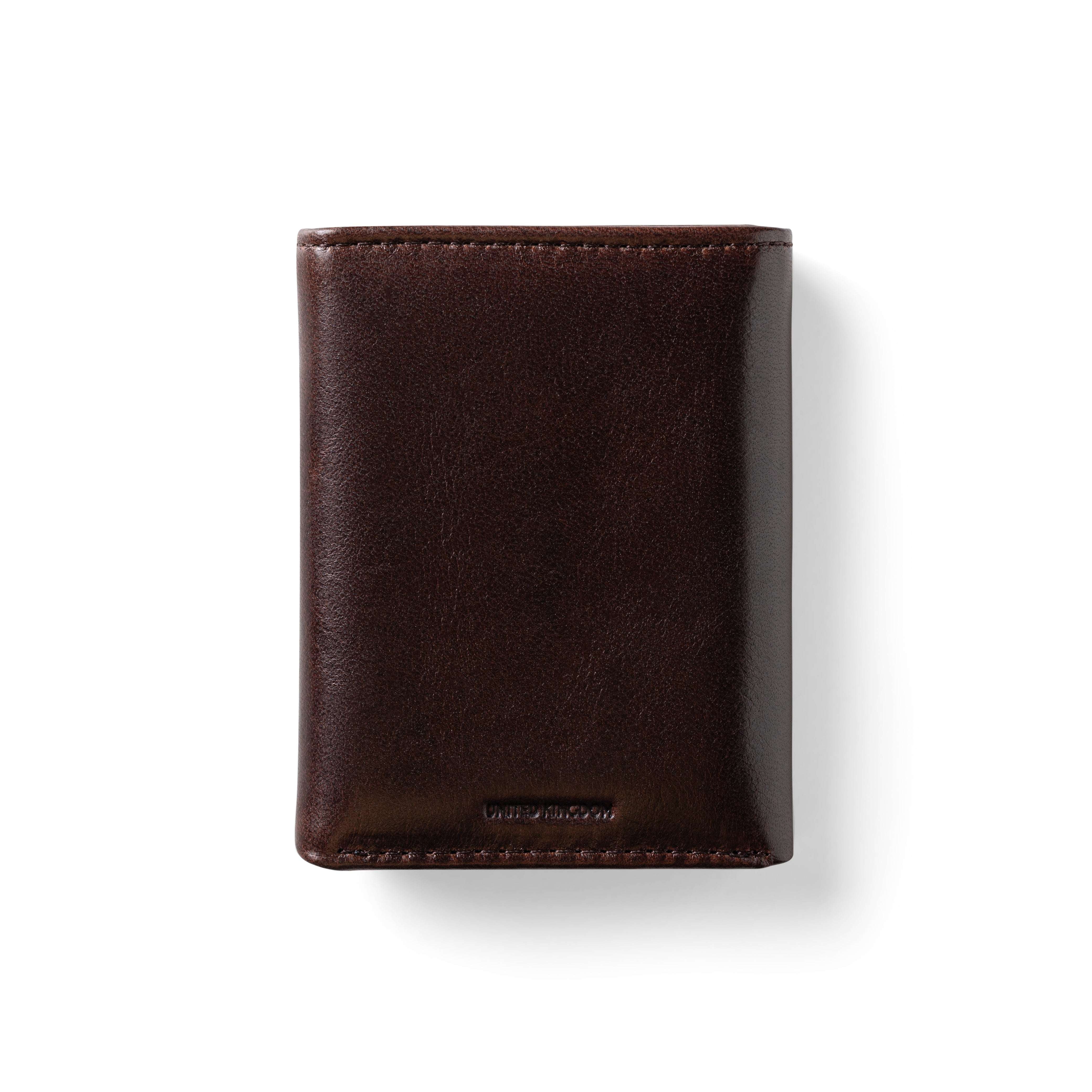 Trifold Baron Wallet - Dark Brown