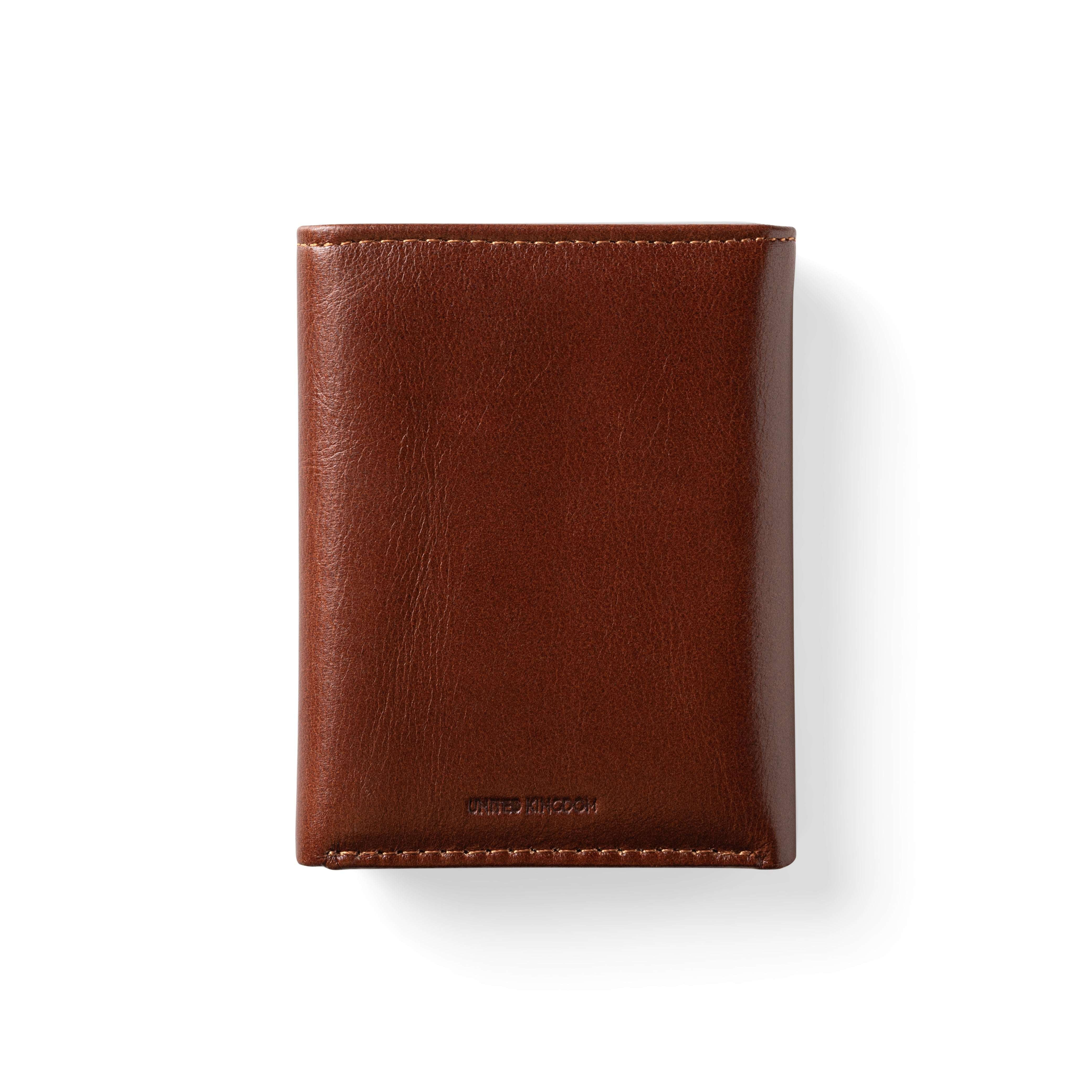 Trifold Baron Wallet - Cinnamon Brown