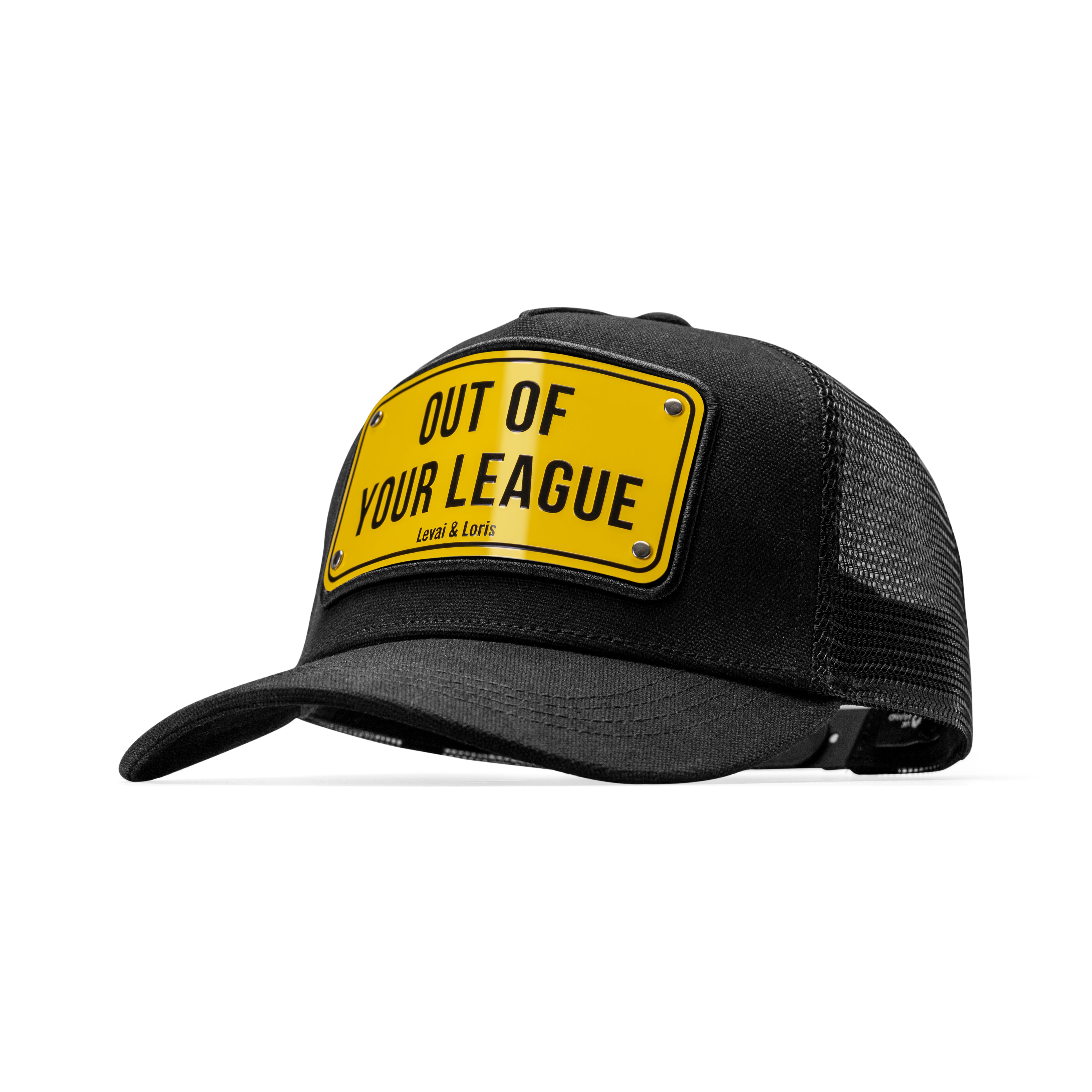 Out of Your League ( Metal edition ) Unisex Trucker cap