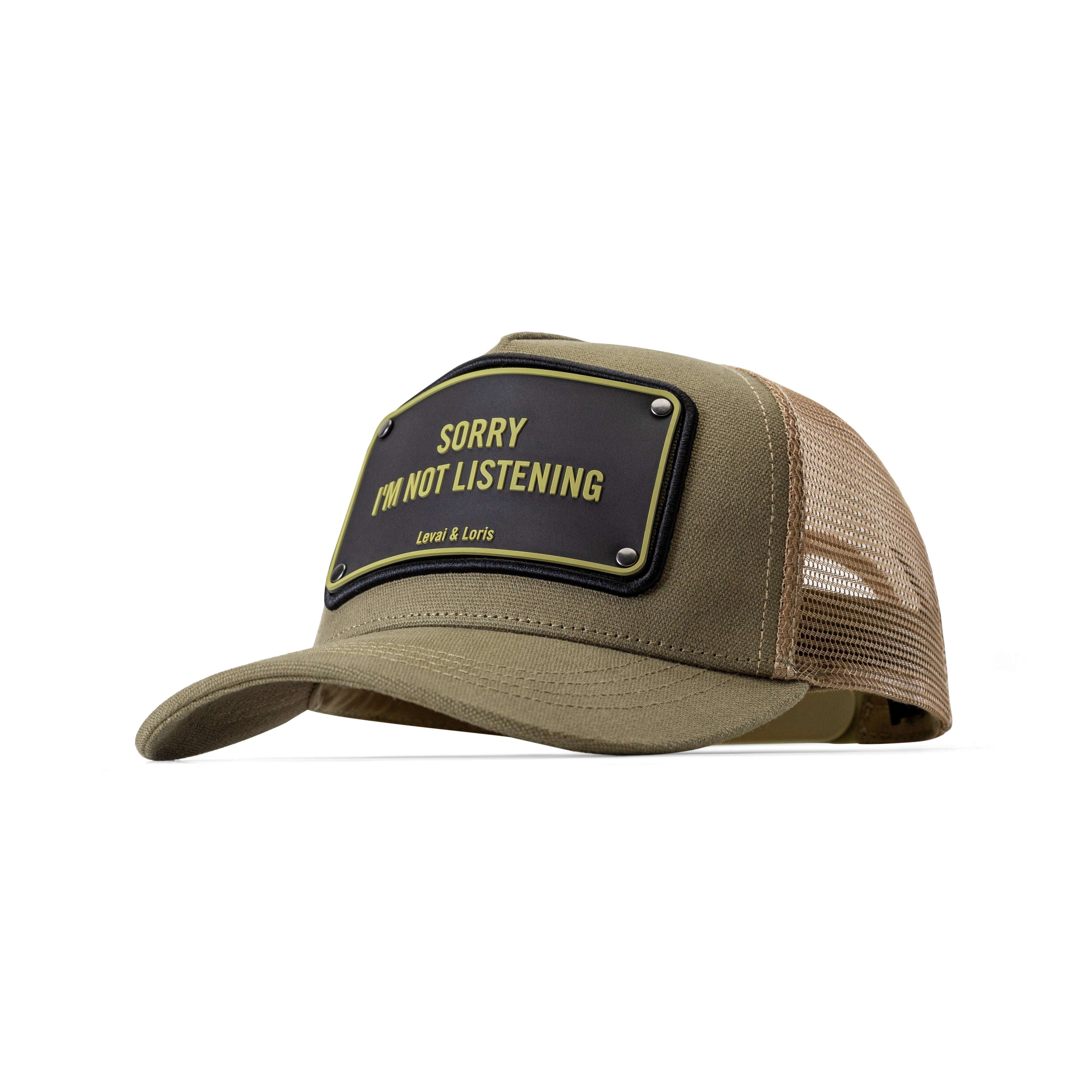 Sorry Im Not Listening - Unisex Trucker Cap