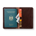 Marquess Passport wallet - Dark Brown