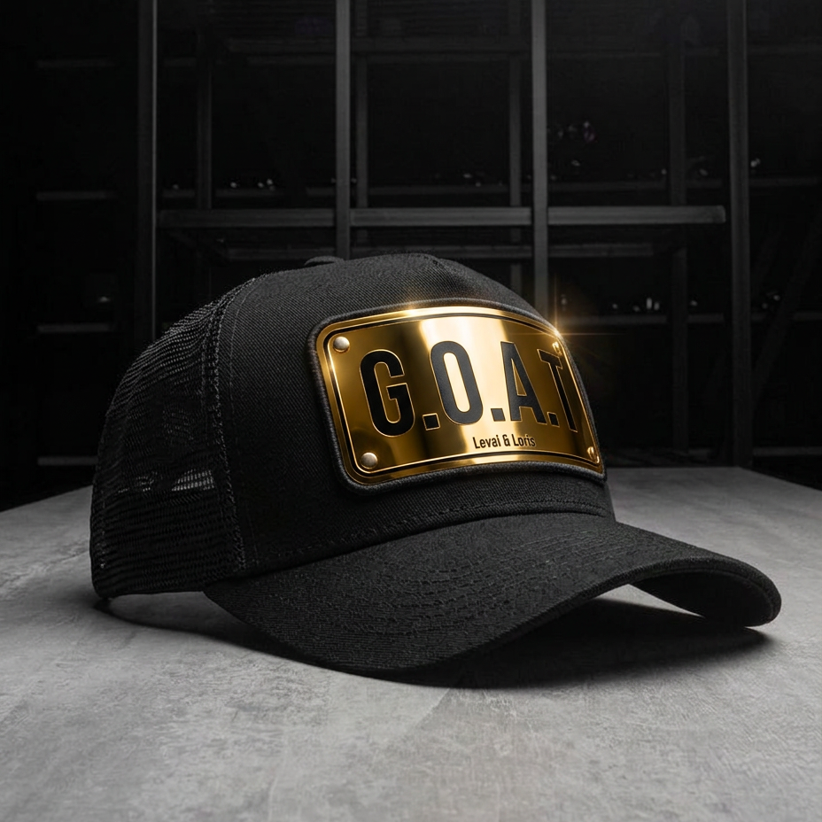 GOAT trucker Cap - Gold Platted