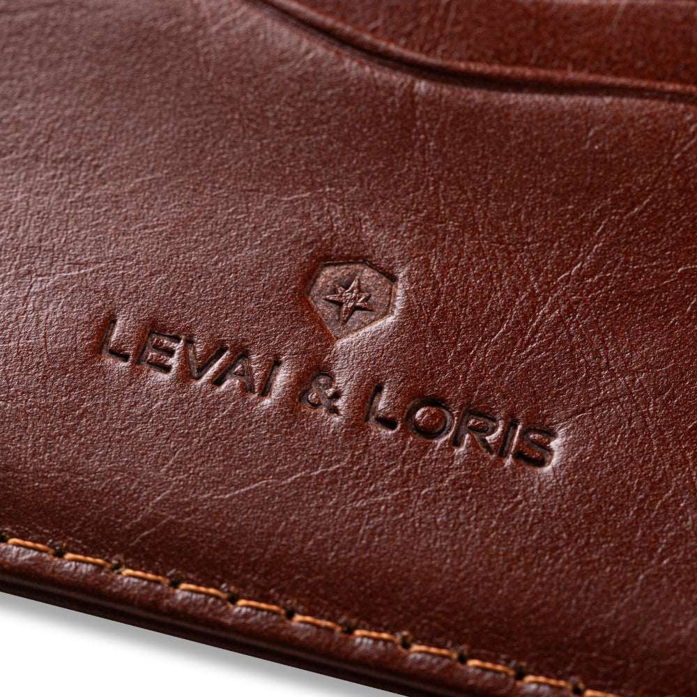 Duke Card Holder - Cinnamon Brown | levaiandloris
