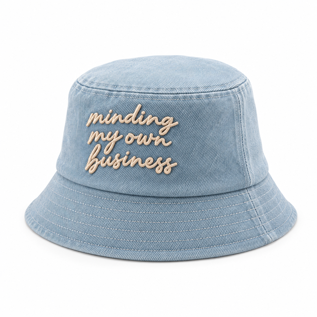 Minding My Own Business Bucket Hat