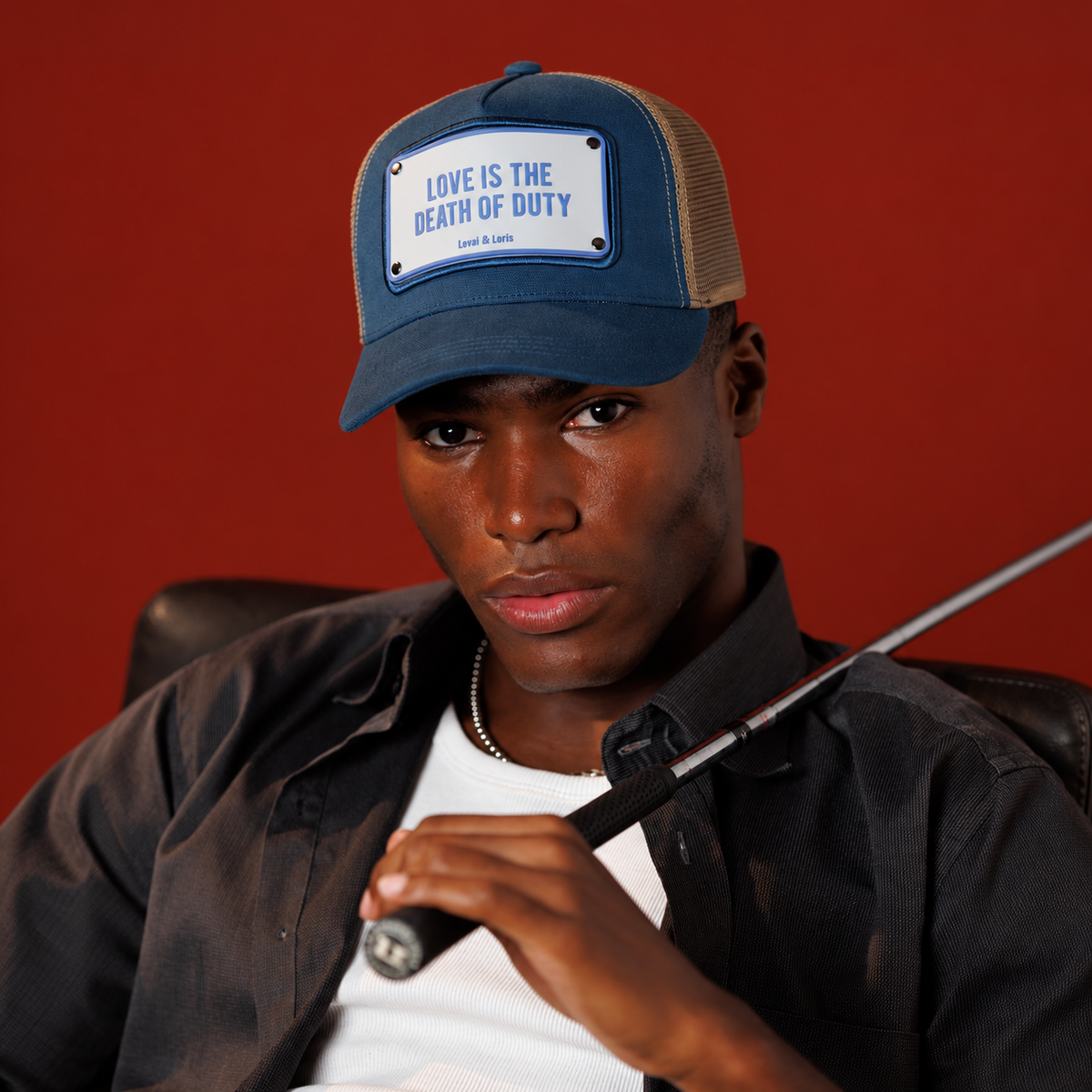 Love is The Death of Duty Unisex Trucker Cap