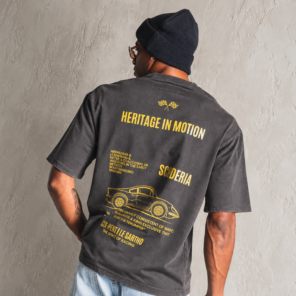 Scuderia Washed Grey T-Shirt
