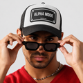 Alpha mode Trucker cap