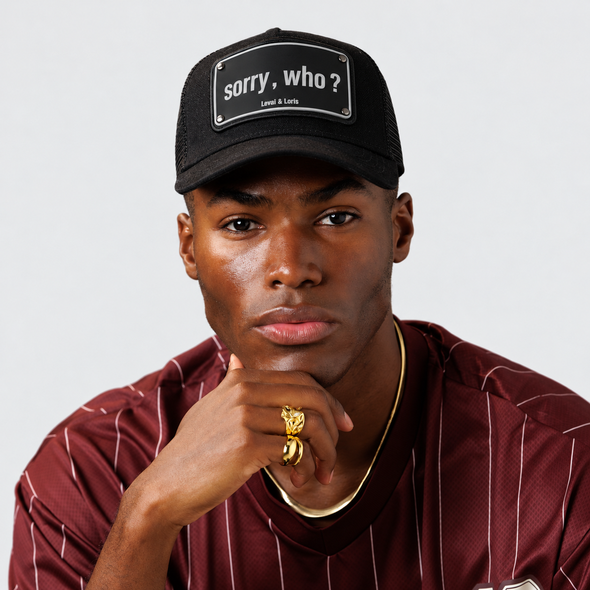 Sorry,Who ? Trucker cap