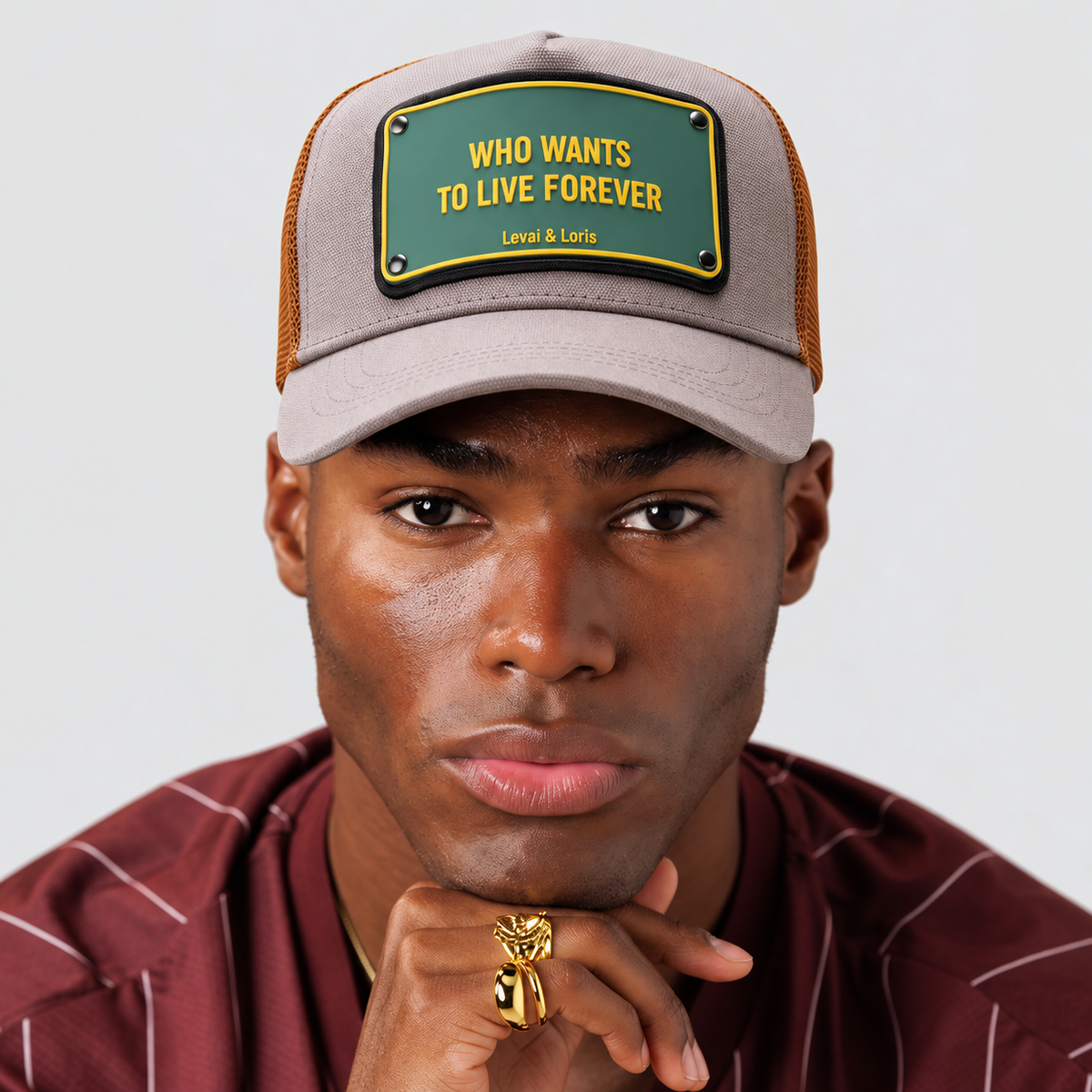 Who Wants Live Forever Trucker Cap