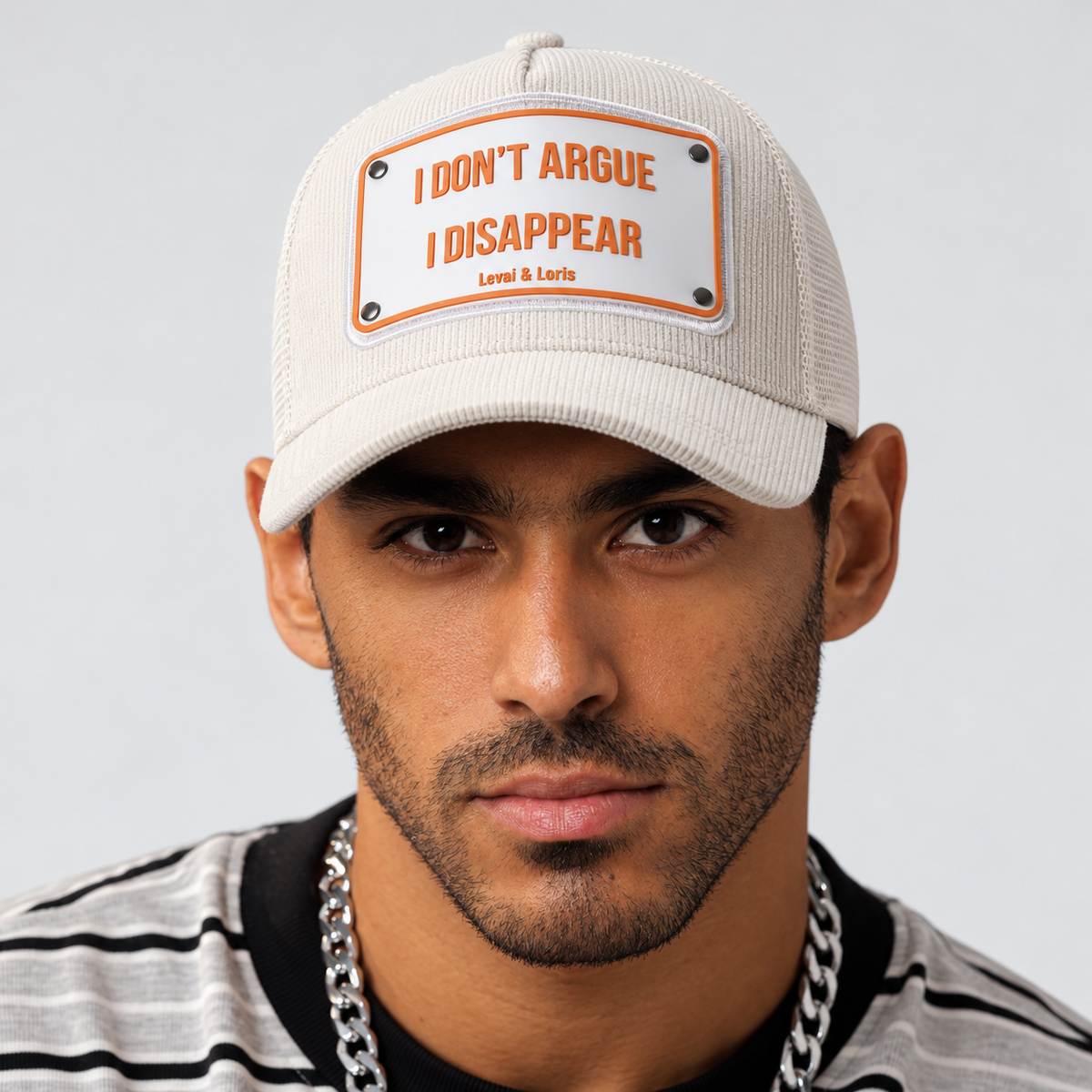 I Dont Argue , I Disappear Trucker cap
