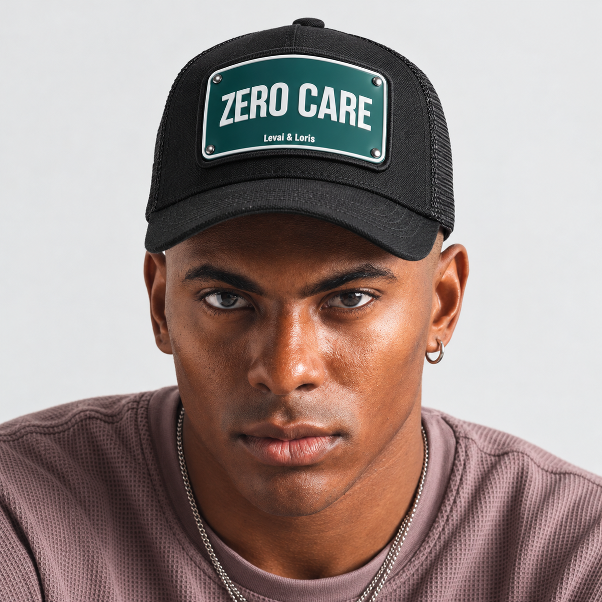 Zero Care Trucker Cap - Black