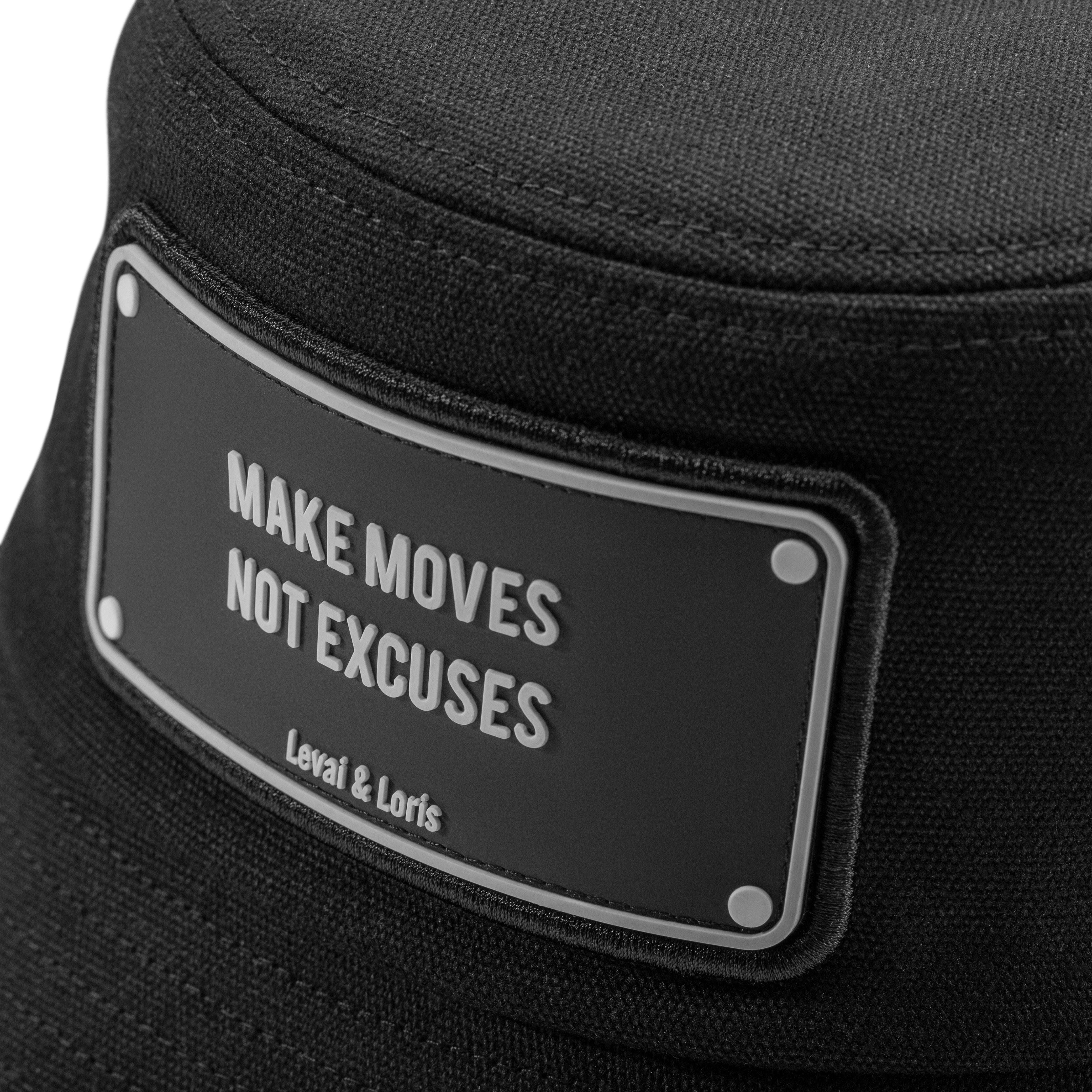 Make Moves Not Excuses Unisex Bucket Hat