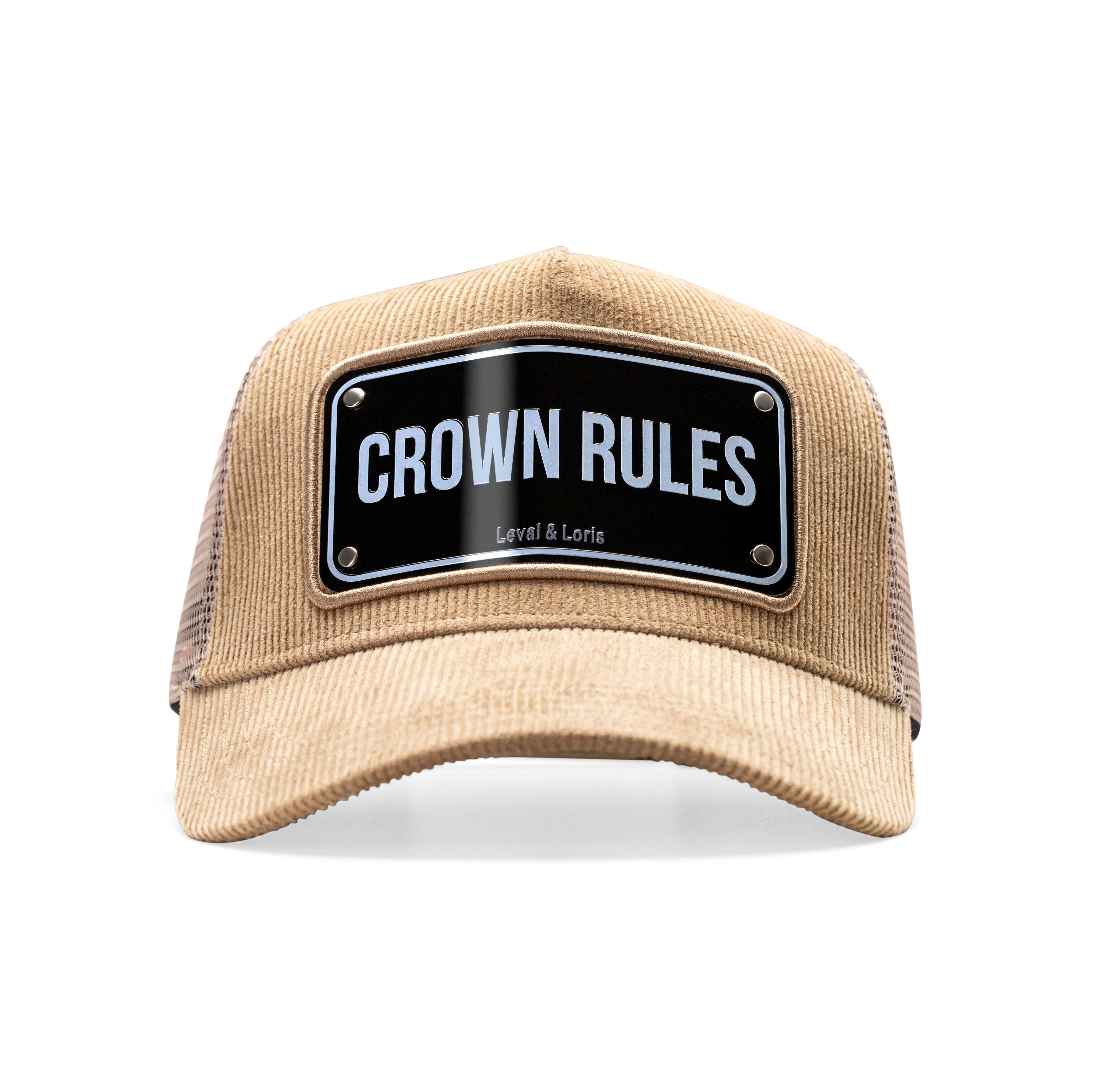 crown rules biege - Unisex trucker Cap