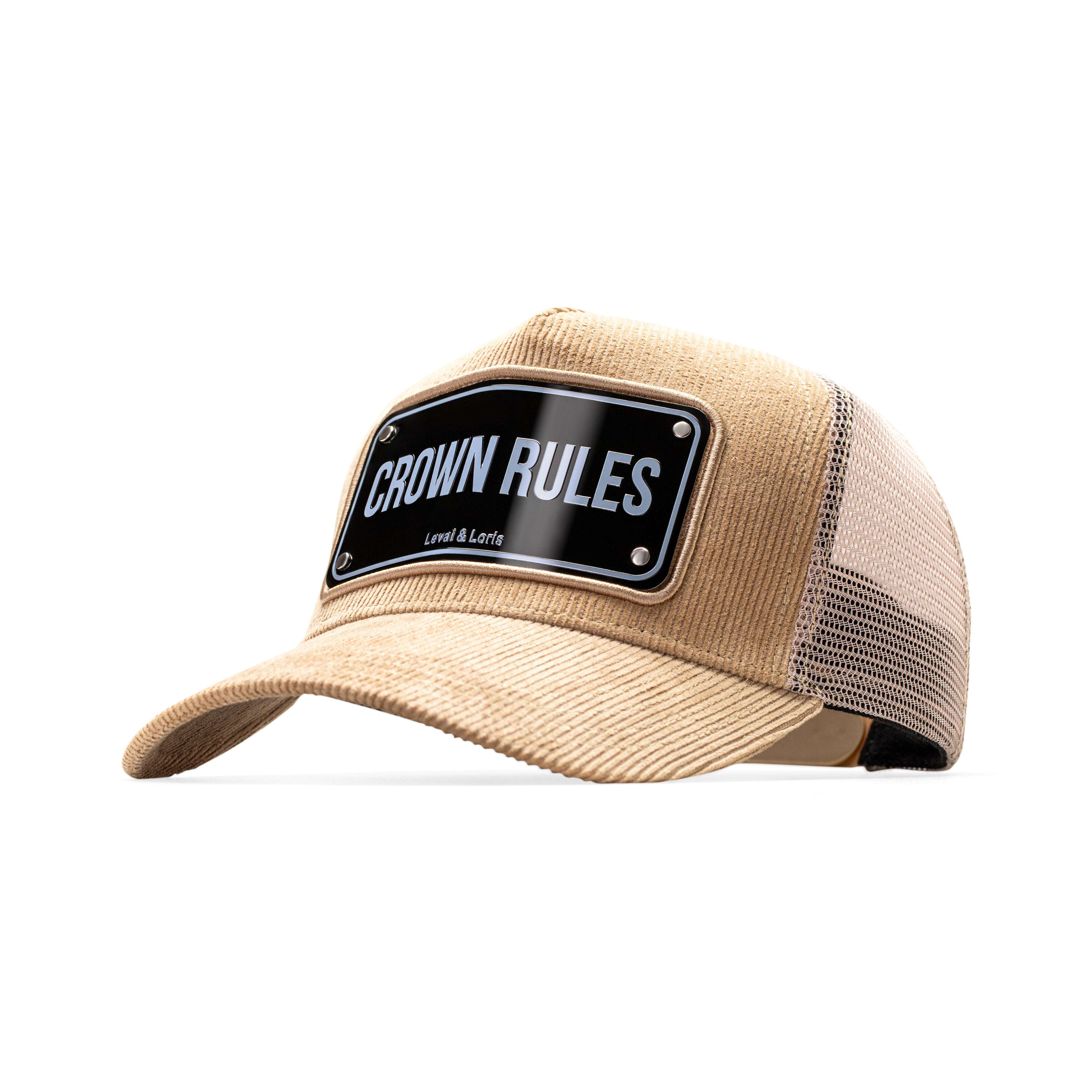 crown rules biege - Unisex trucker Cap