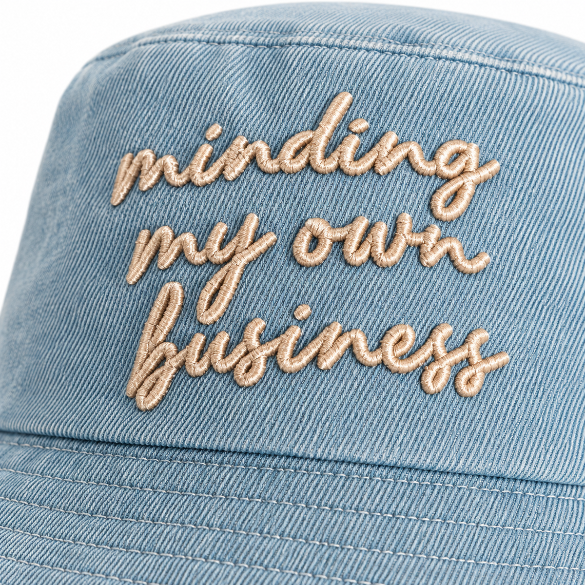 Minding My Own Business Bucket Hat