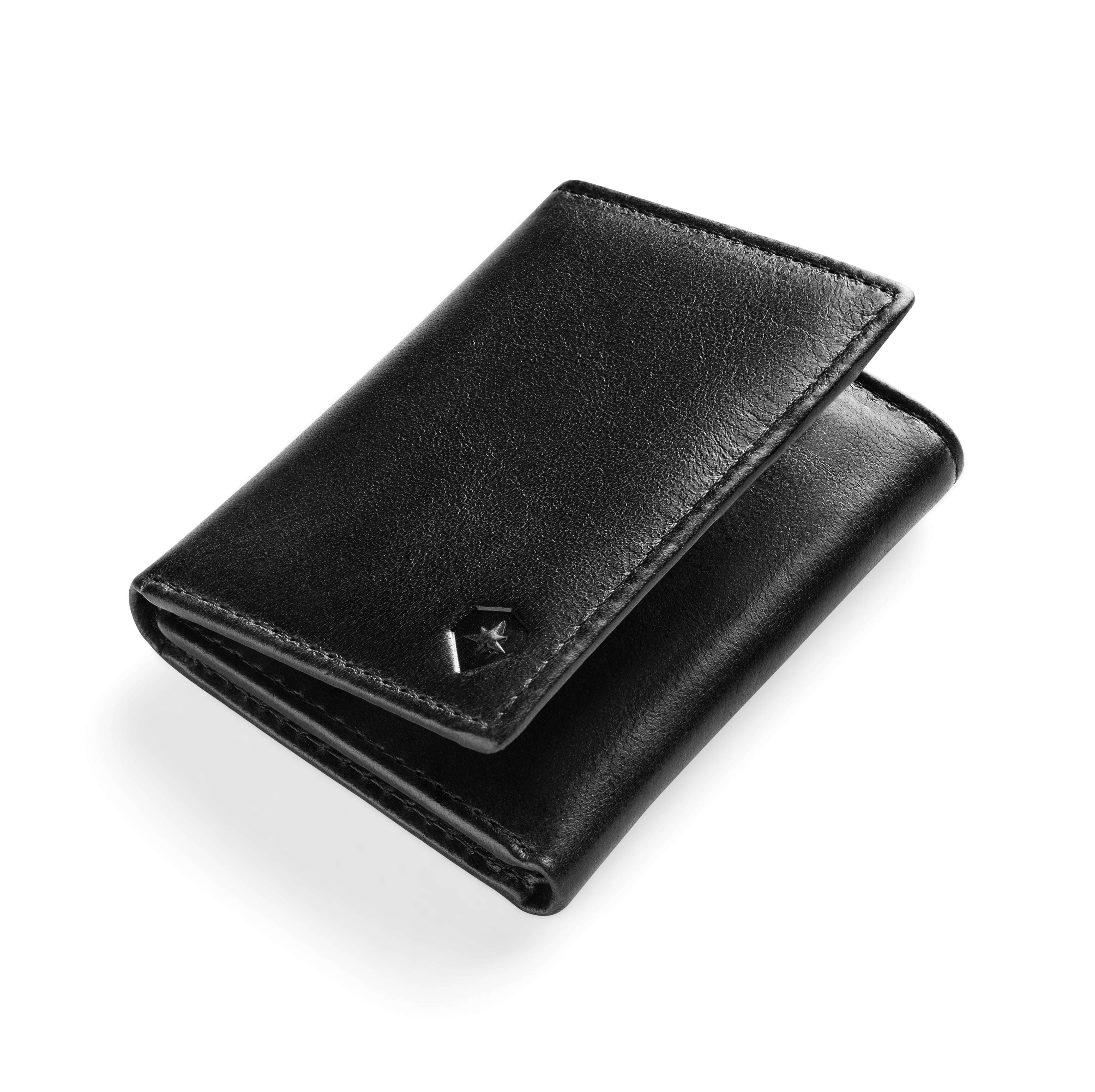 Trifold Baron Wallet - Black