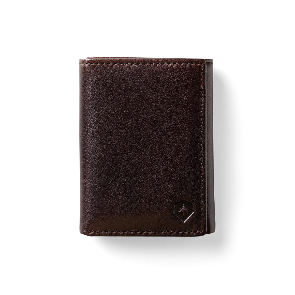 Trifold Baron Wallet - Dark Brown | levaiandloris