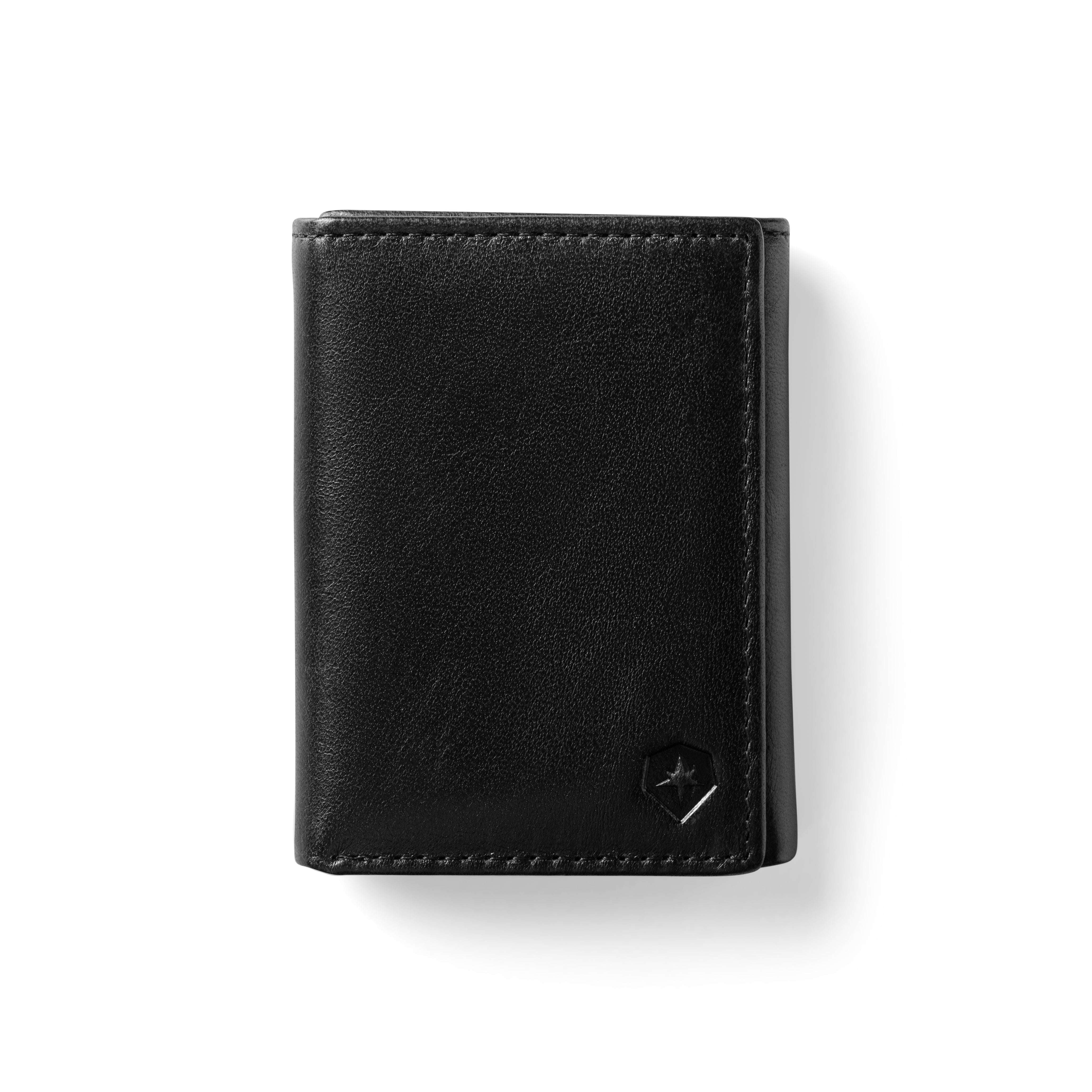 Trifold Baron Wallet - Black