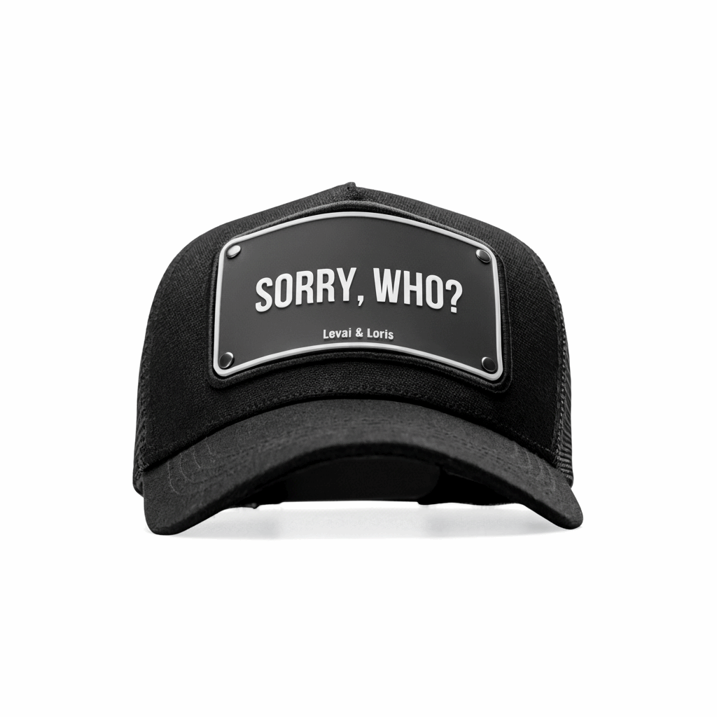 Sorry , Who ? Unisex Trucker cap