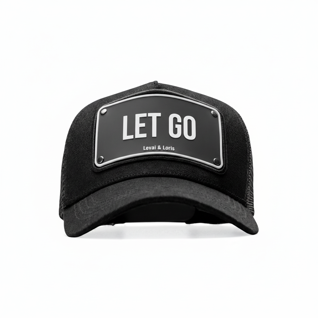 Let Go black Edition Unisex Trucker cap