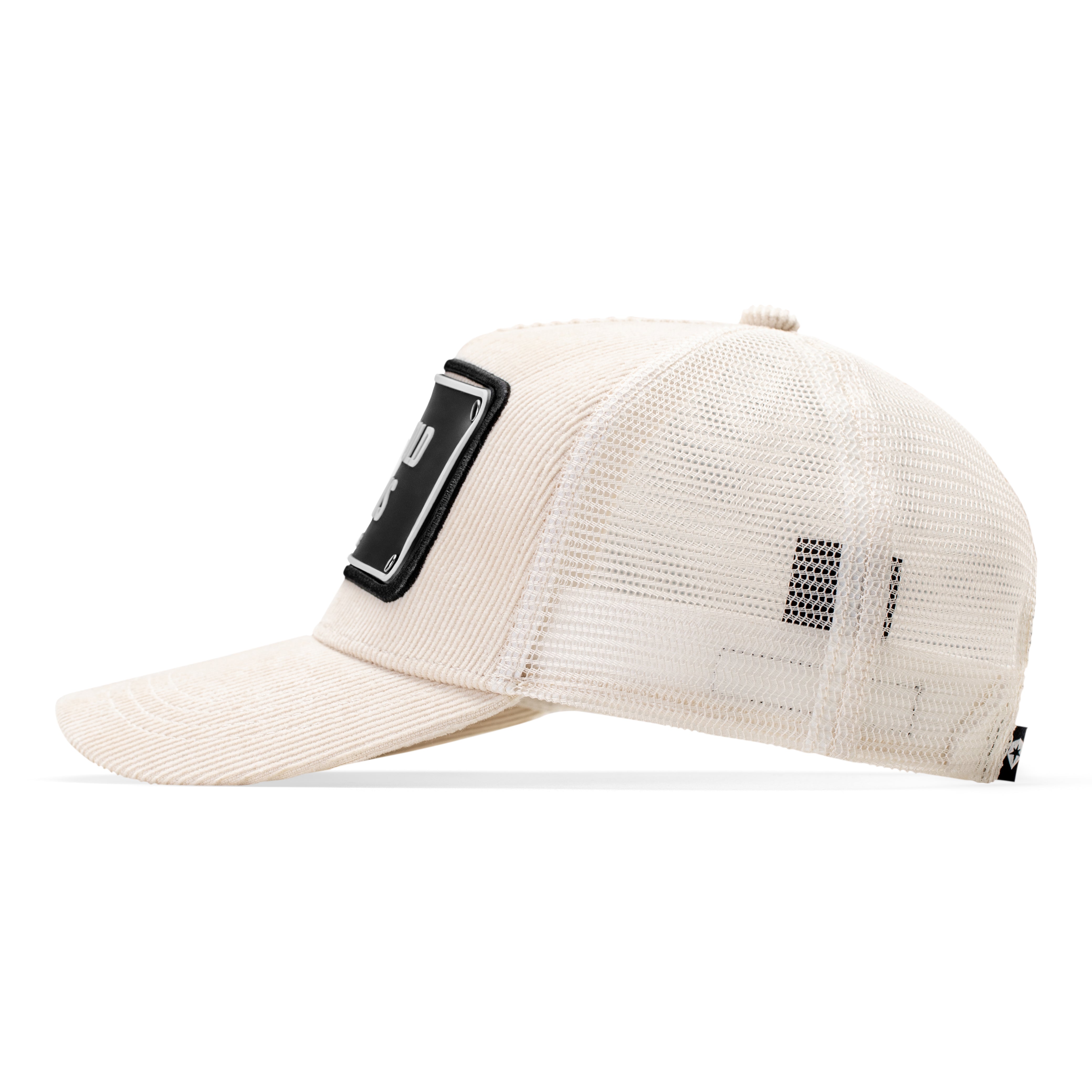 I am too old for this ( Off White Curdiory ) – unisex trucker cap