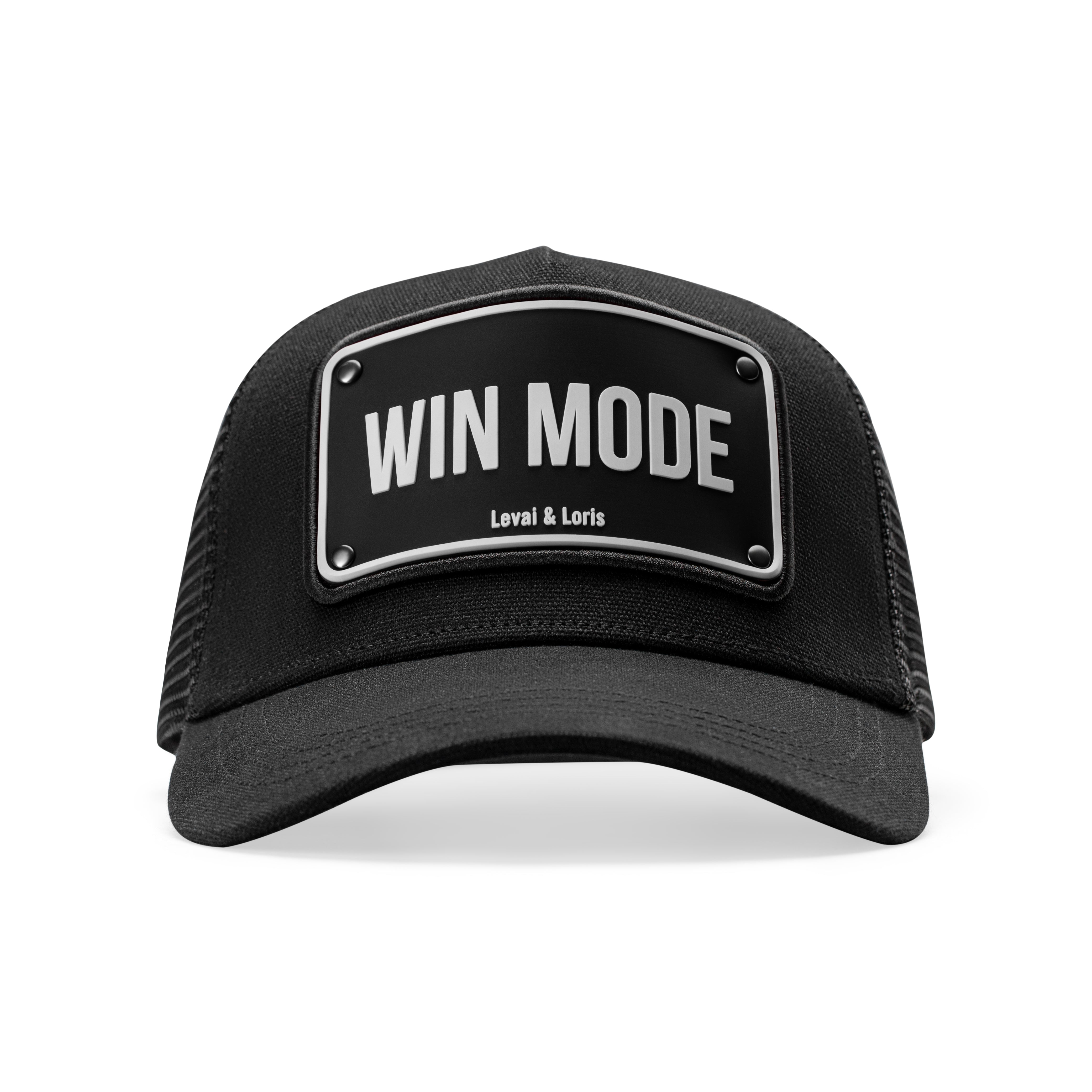 Win Mode (All Black ) Unisex Trucker Cap