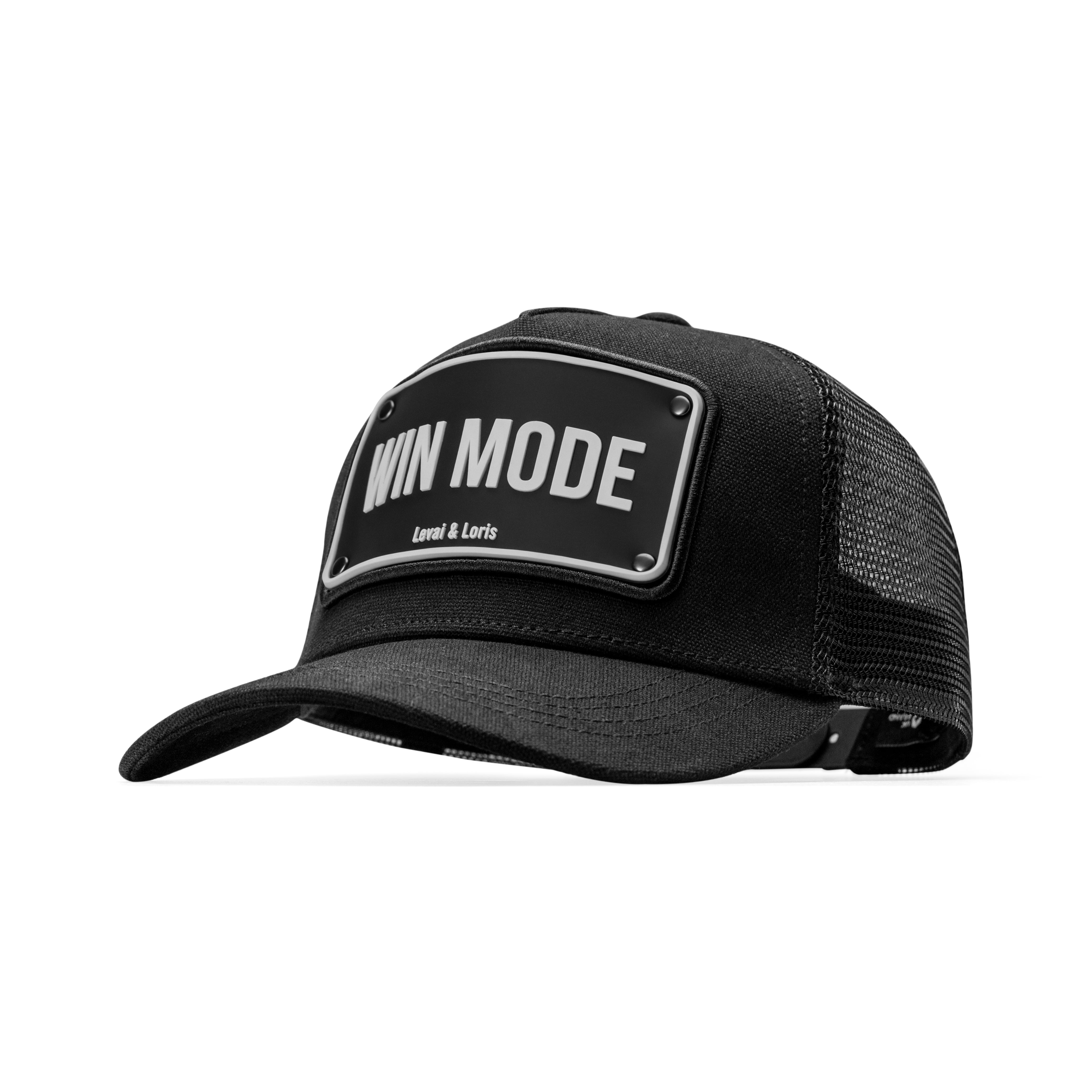 Win Mode (All Black ) Unisex Trucker Cap