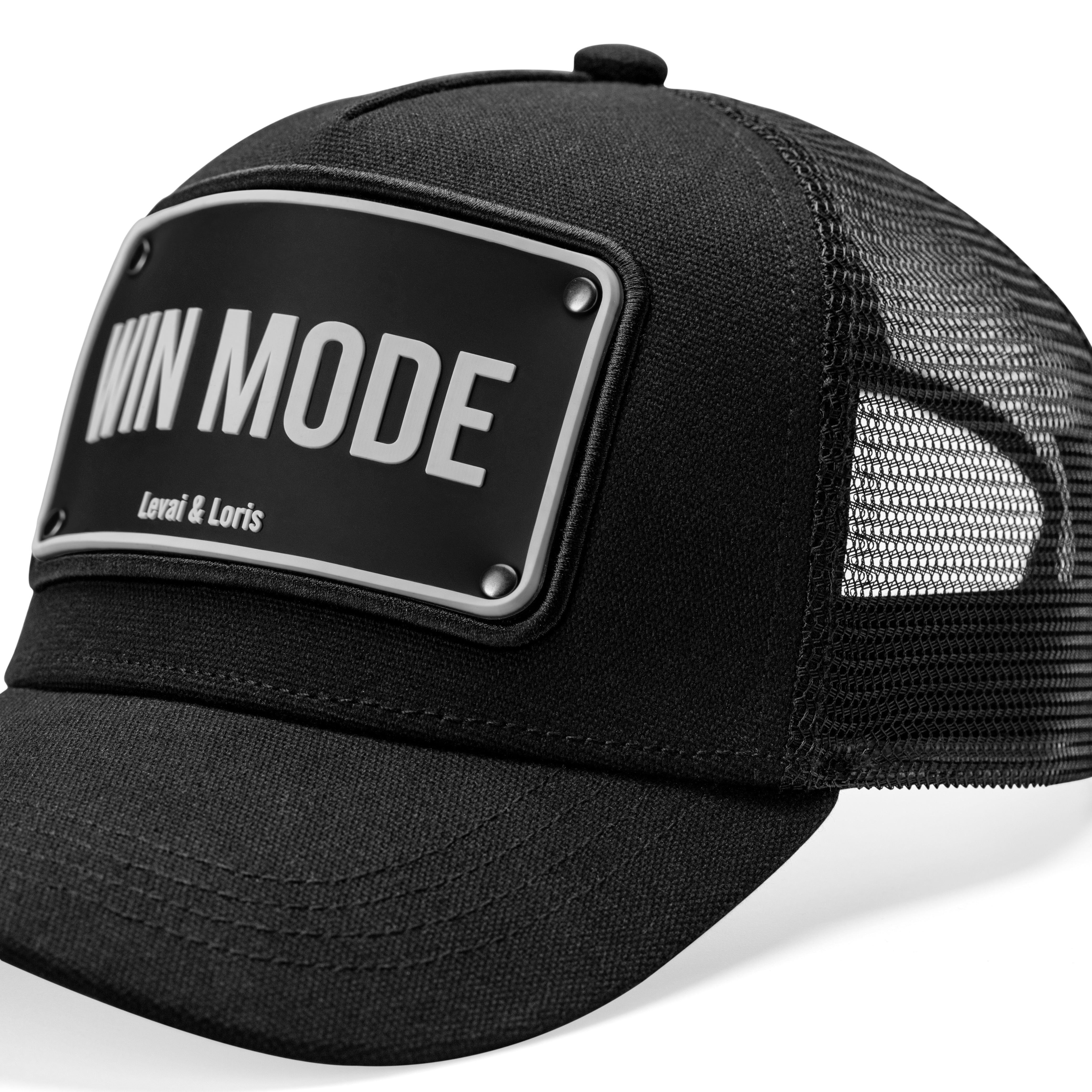 Win Mode (All Black ) Unisex Trucker Cap