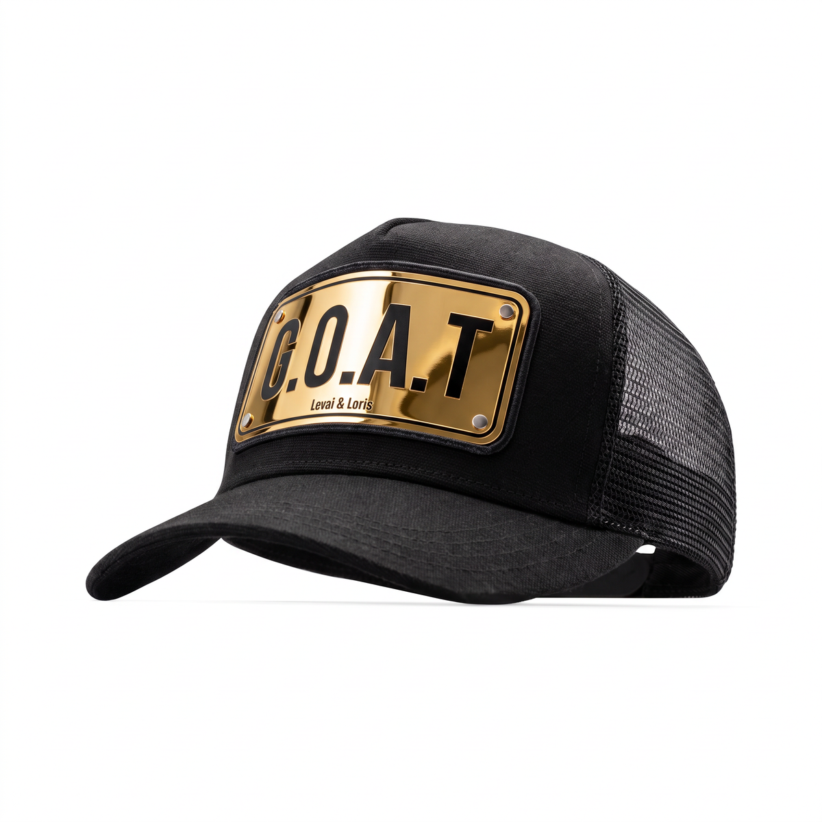 GOAT trucker Cap - Gold Platted