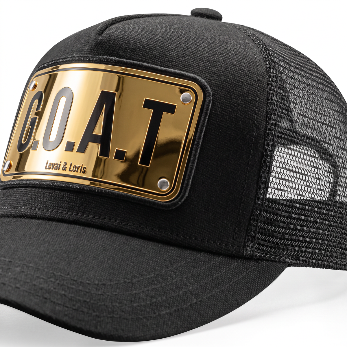 GOAT trucker Cap - Gold Platted