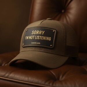 Sorry I'm Not Listening - Unisex Trucker Cap