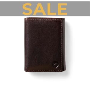 Trifold Baron Wallet - Dark Brown