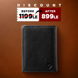 Trifold Baron Wallet - Black