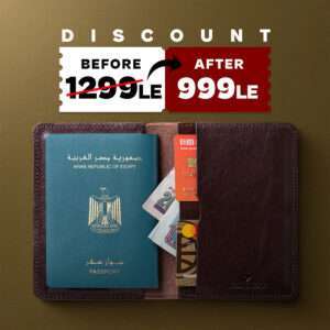 Marquess Passport wallet - Dark Brown