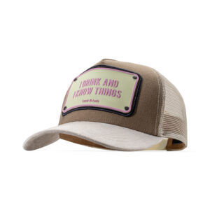 I Drink and I Know Things Unisex Trucker Cap